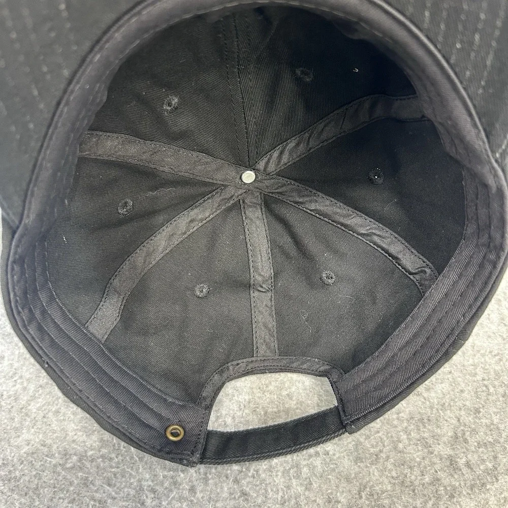 Cookie Dealer Distressed Dad Hat Black Baseball Cap Embroidered Strapback